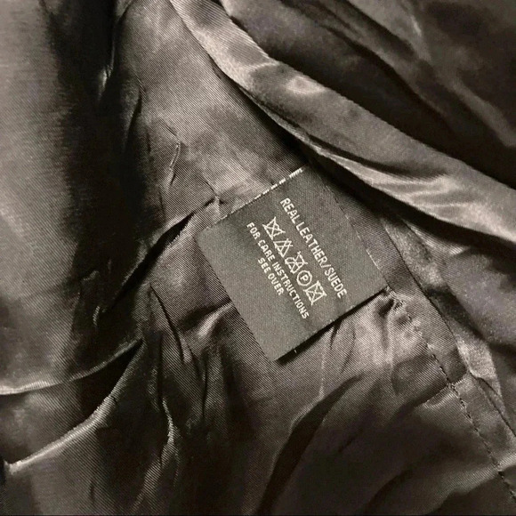 Leathercult Kate Hudson quilted biker perfecto  leather jacket in black - Picture 5 of 7